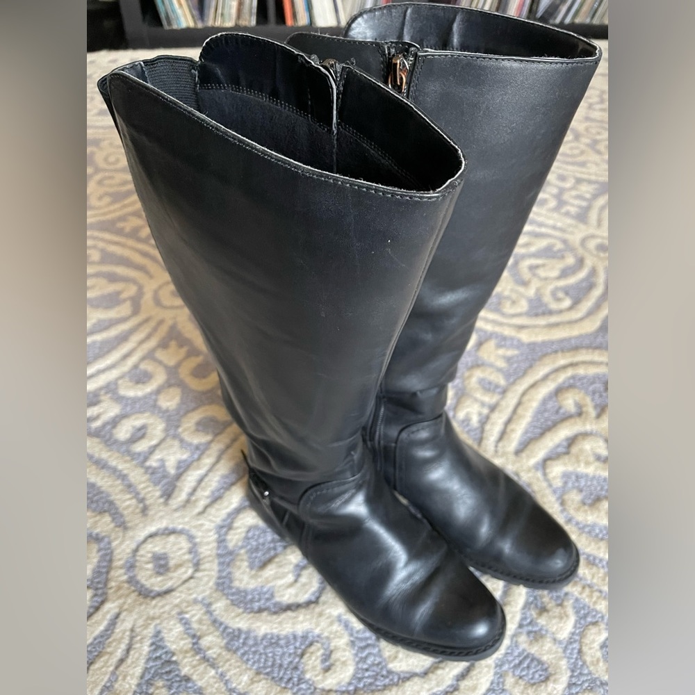 Blondo womens vassa wide shaft waterproof black Tucson boots 7.5W